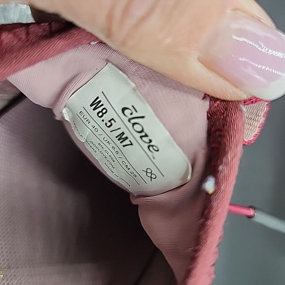 Clove Nursing Shoes Royal Maroon Sneaker Limited Edition Women's 8.5 / mens 7 - Picture 10 of 13